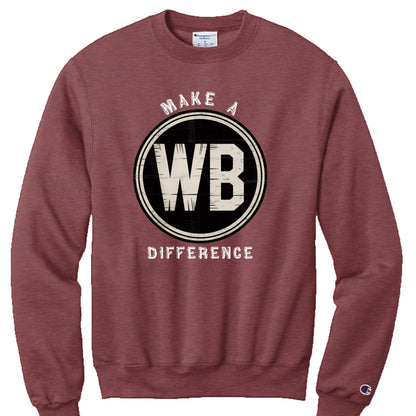 MAROON HEATHER - FRONT