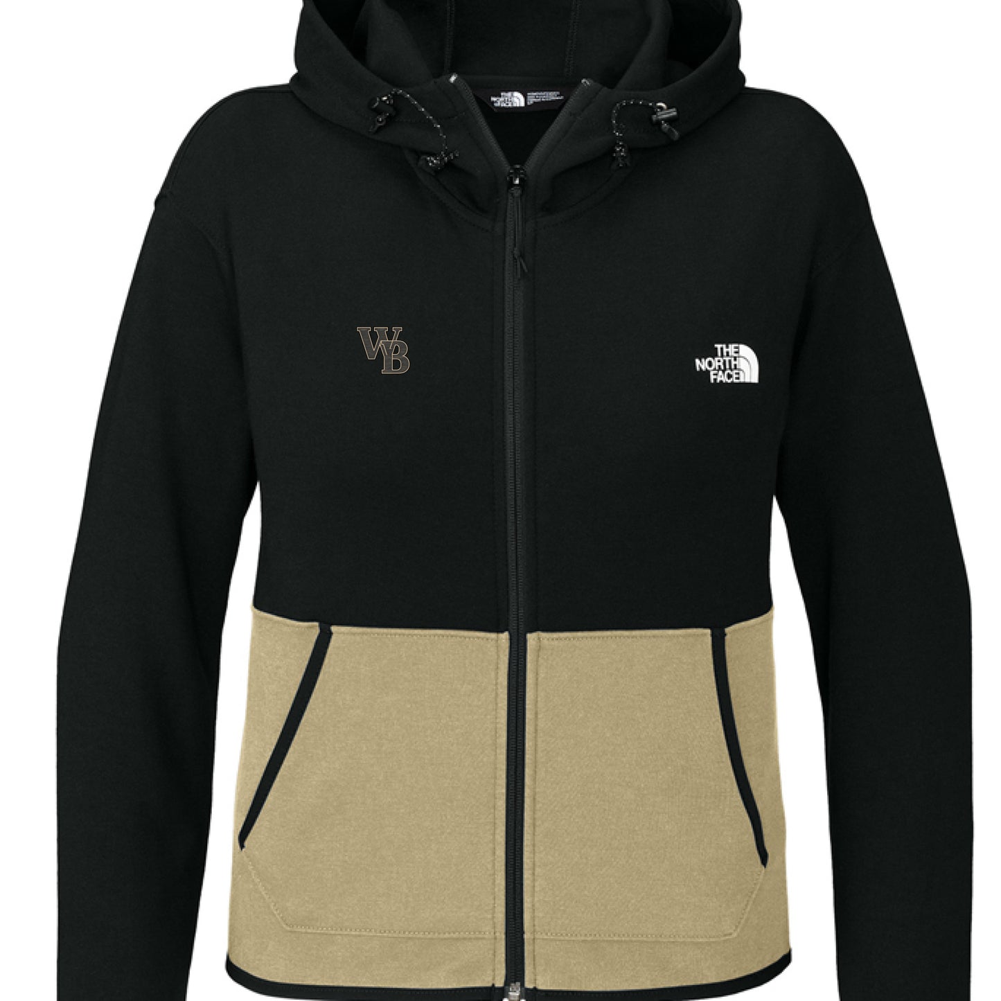 Khaki Stone/ TNF Black - FRONT